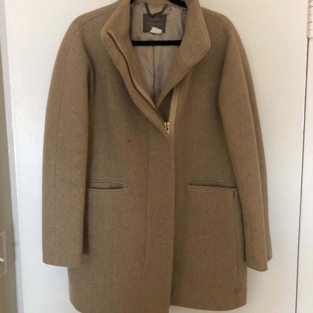 Jcrew Stadium Cloth Cocoon Coat
